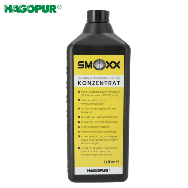 HAGOPUR SMOXX Schalldämpfer Reiniger Konzentrat - 1 Liter